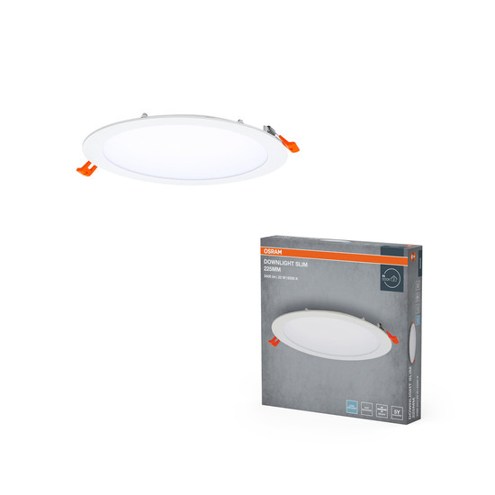 OSRAM LED Einbauleuchte LED SPOT AND DOWNLIGHT RECESS SLIM 225mm 22W 6500K Kaltweiss 4099854445804