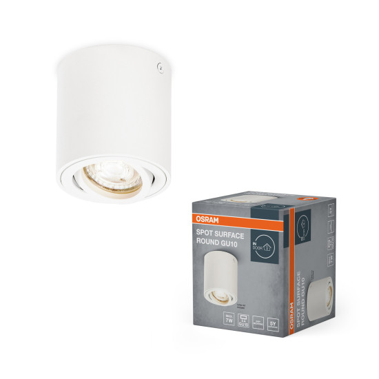 OSRAM Deckenleuchte LED SPOT SURFACE Round GU10 White 4099854446009