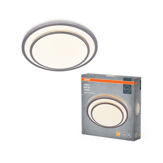 OSRAM LED Deckenleuchte ORBIS BERLIN 300 mm 16W  830 SI Warm weiß 4099854446399