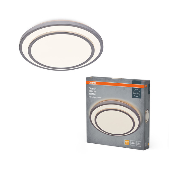 OSRAM LED Deckenleuchte ORBIS BERLIN 490 mm 36W  830 SI Warm weiß 4099854446597