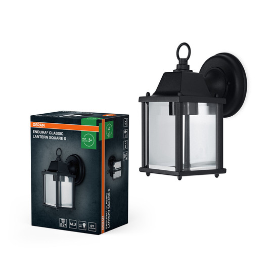 OSRAM Wandleuchte ENDURA CLASSIC LANTERN Square S E27 4099854447440