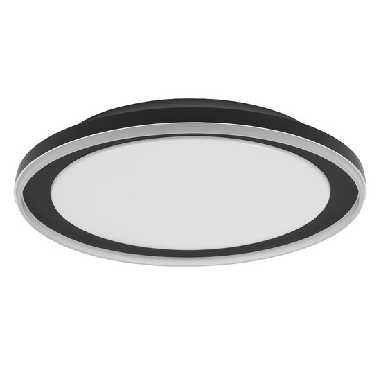 OSRAM LED Decken-Wandleuchte Orbis Pederson 450MM 24W 830 Black Warm weiß 4099854449765