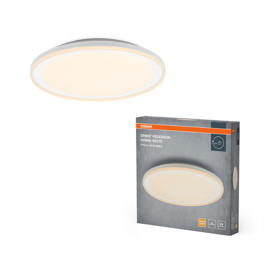 OSRAM LED Decken-Wandleuchte Orbis Pederson 550MM 36W 830 White Warm weiß 4099854449826