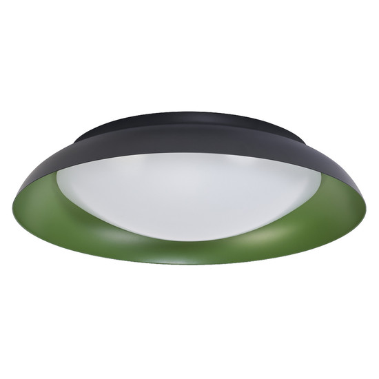 OSRAM LED Deckenleuchte Orbis Plate 430MM 35W 830 Click DIM Black and Green Dimmbar Warm weiß 4099854449925