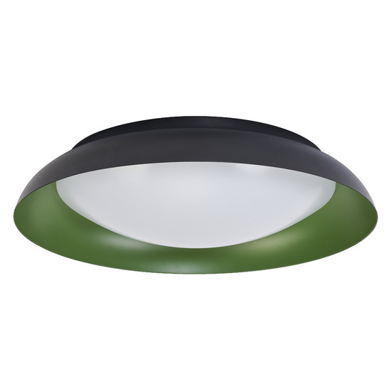 OSRAM LED Deckenleuchte Orbis Plate 480MM 45W 830 Click DIM Black and Green Dimmbar Warm weiß 4099854449987