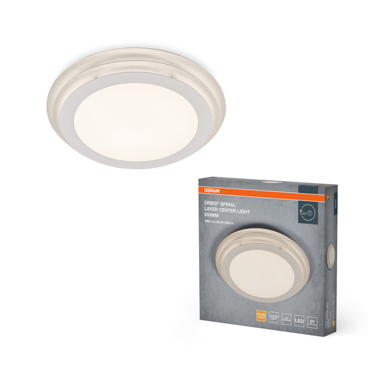 OSRAM LED Deckenleuchte ORBIS SPIRAL LAYERS Round 38W White Warm weiß 4099854450266