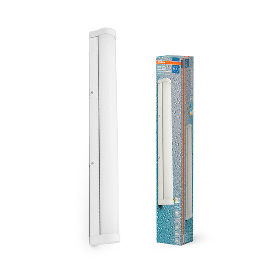 OSRAM LED Deckenleuchte Obris Tube Frost Glass 60CM Click CCT DIM IP44  White Dimmbar Warm weiß,Kalt weiß 4099854450747