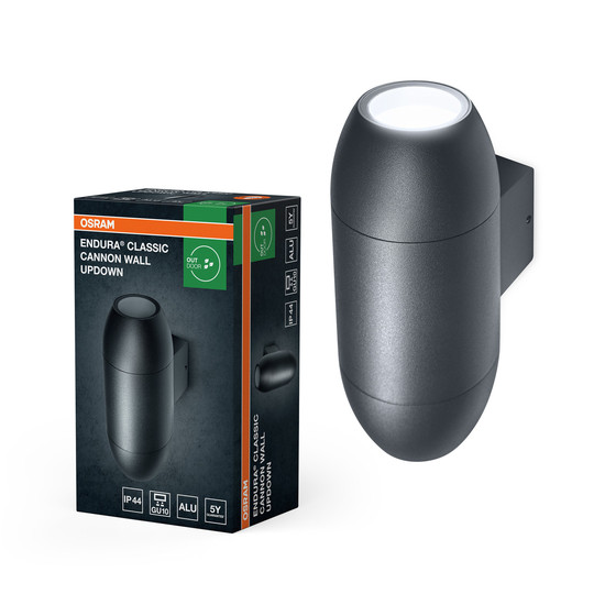 OSRAM Aussen-Wandleuchte ENDURA CANNON Wall UpDown GU10 4099854452000