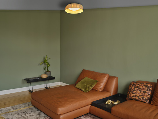 OSRAM LED Deckenleuchte Decor Bamboo Paper Ceiling 500 28W 830 Brown Warm weiß 4099854452819