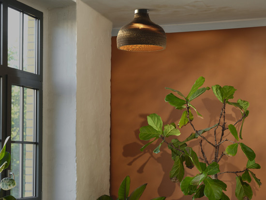OSRAM Deckenleuchte Decor Cardboard Hat Ceiling E27 Brown 4099854453199
