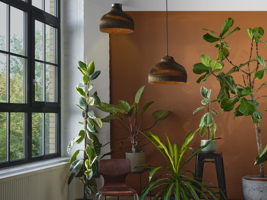 OSRAM Deckenleuchte Decor Cardboard Hat Ceiling E27 Brown 4099854453199