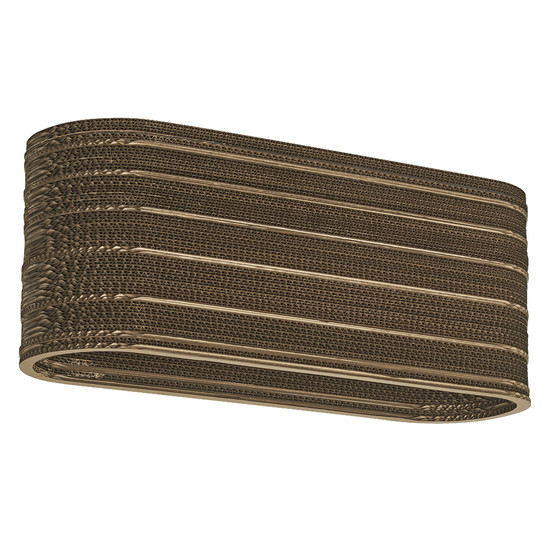 OSRAM Deckenleuchte Decor Cardboard Oval Ceiling 3XE27 Brown 4099854453212