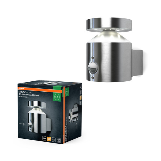 OSRAM LED Aussenleuchte ENDURA STYLE CYLINDER Wall Sensor 6W Warm weiß 4099854453267