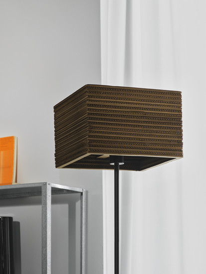 OSRAM Stehleuchte Decor Cardboard Square Floor E27 Brown 4099854454011