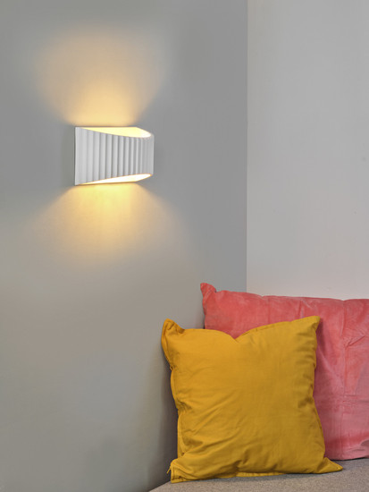 OSRAM Wandleuchte Decor Plaster Band Flat Wall 290 1XE27 White 4099854454363