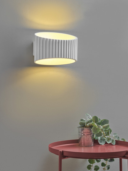 OSRAM Wandleuchte Decor Plaster Band Wall 345 1XE27 White 4099854454400