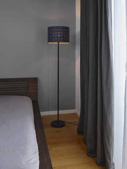 OSRAM Stehleuchte Decor Felt Weaving Cans Standing Floor E27 Dark Gray 4099854454424