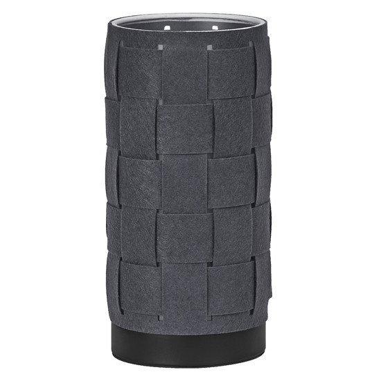 OSRAM Tischleuchte Decor Felt Weaving Tube Table E14 Dark Gray 4099854454523