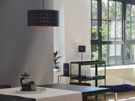 OSRAM Tischleuchte Decor Felt Weaving Tube Table E14 Dark Gray 4099854454523