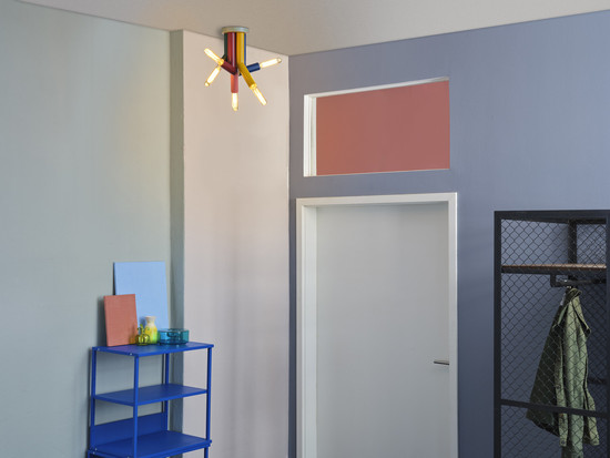 OSRAM Deckenleuchte Decor Straw Ceiling 5XE27 Multicolor 4099854454660