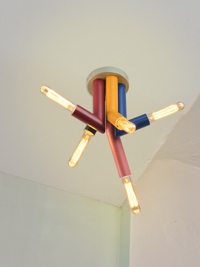 OSRAM Deckenleuchte Decor Straw Ceiling 5XE27 Multicolor 4099854454660