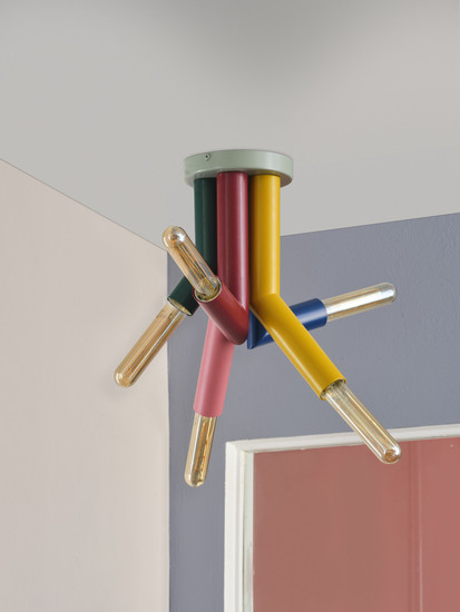 OSRAM Deckenleuchte Decor Straw Ceiling 5XE27 Multicolor 4099854454660