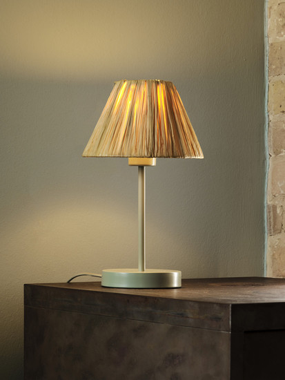 OSRAM Tischleuchte Decor Raffia Table E27 Green 4099854454967