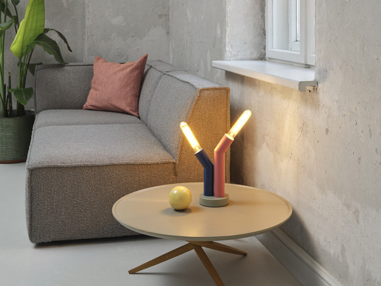 OSRAM Tischleuchte Decor Straw Table 2XE27 Multicolor 4099854455001