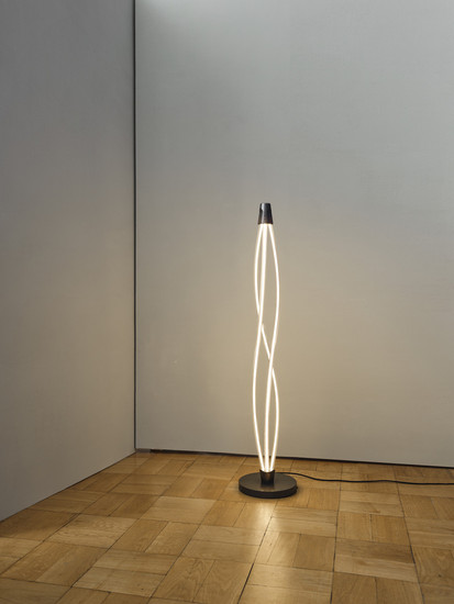 OSRAM LED Stehleuchte Decor Swirl Floor 22W 830 Touch DIM Dimmbar Warm weiß 4099854455025