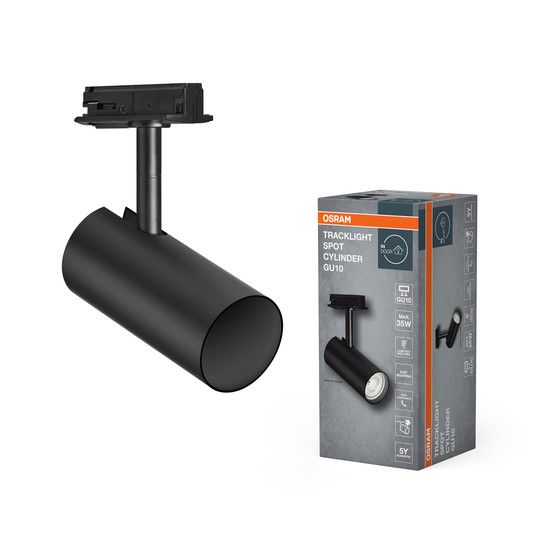 OSRAM Schienensystem TRACKLIGHT SPOT CYLINDER GU10 Black 4099854455308