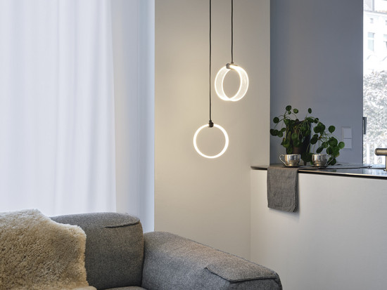 OSRAM LED Pendelleuchte Decor Circle 2XPendant PL 14W Click CCT Black Warm weiß,Kalt weiß,Kaltes Tageslicht 4099854459009