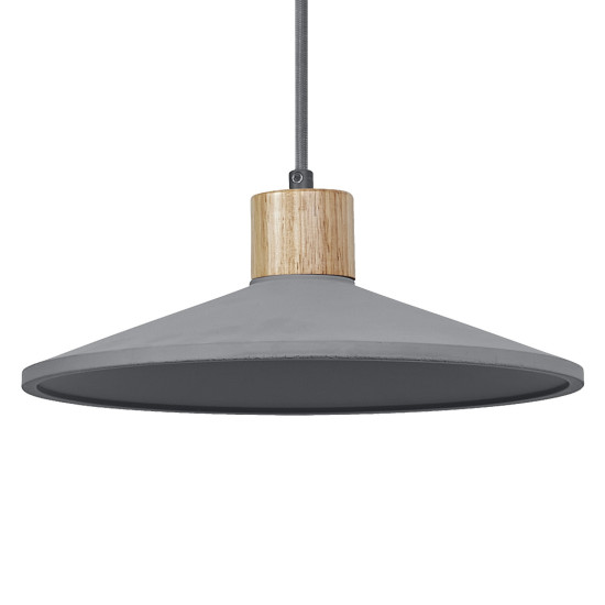 OSRAM Pendelleuchte Decor Concrete Wood Pendant 320 mm E27 Dark Gray 4099854459269