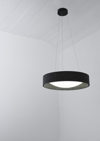 OSRAM LED Pendelleuchte Decor Felt Cylinder Pendant 28W 830 Dark Gray Warm weiß 4099854459306
