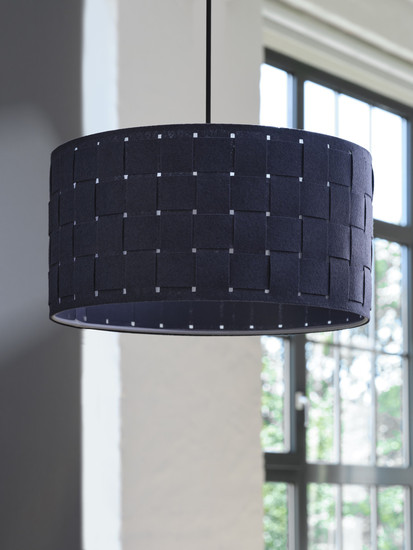 OSRAM Pendelleuchte Decor Felt Weaving Pendant 380 mm E27 Dark Gray 4099854459368