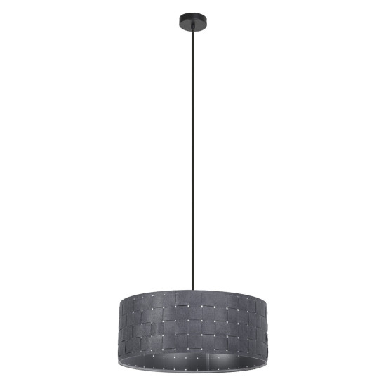 OSRAM Pendelleuchte Decor Felt Weaving Pendant 480 mm 3XE27 Dark Gray 4099854459382