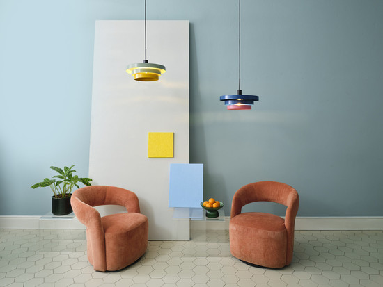 OSRAM Pendelleuchte Decor Layers Pendant E27 Blue 4099854460470