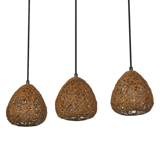 OSRAM Pendelleuchte Decor Paper Drop Pendant Linear 3XE27 Beige 4099854460654