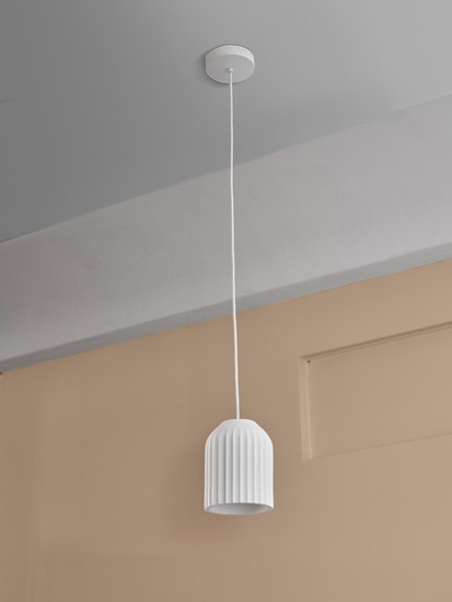 OSRAM Pendelleuchte Decor Plaster Routes Pendant 150 1XE27 White 4099854460890