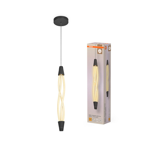 OSRAM LED Pendelleuchte Decor Swirl Pendant Vert 18W 830 Click DIM Dimmbar Warm weiß 4099854461613