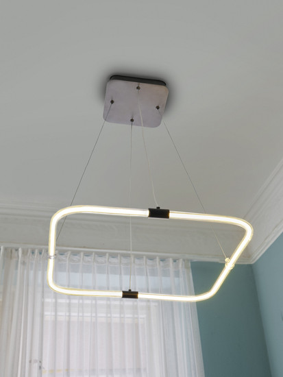 OSRAM LED Pendelleuchte Decor Tetragon Pendant 18W 830 Click DIM Dimmbar Warm weiß 4099854461729