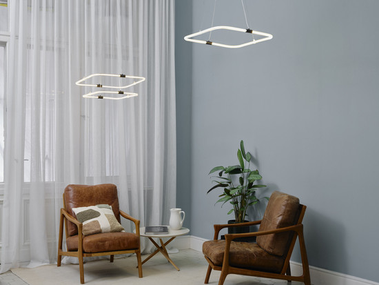 OSRAM LED Pendelleuchte Decor Tetragon Pendant 18W 830 Click DIM Dimmbar Warm weiß 4099854461729