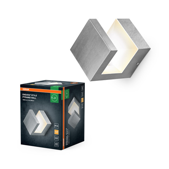 OSRAM LED Aussenleuchte ENDURA STYLE PYRAMID Wall 9W Warm weiß 4099854461781