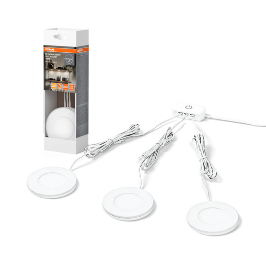 OSRAM LED Strahler Spot Magnet 75mm 8.5W 830 Dimmbar Warm weiß 4099854462450