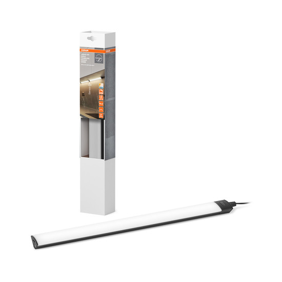 OSRAM LED Unterbauleuchte LINEAR ANGLE FRAMELESS SENSOR 35cm CCT DIM Black Dimmbar Warm weiß,Kalt weiß,Tageslicht 4099854462856