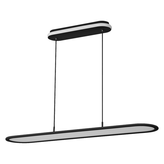 OSRAM LED Deckenleuchte OFFICE LINE PANEL ELLIPSE 57W 940 Black Dimmbar Neutralweiss 4099854464874