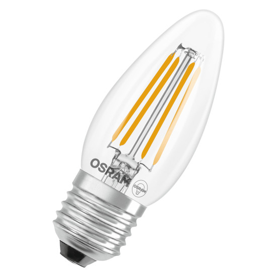OSRAM LED Leuchtmittel LED Retrofit CLASSIC B 3.4W 827 Clear E27 Warm weiß 4099854467066