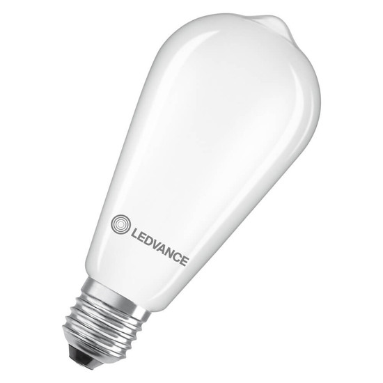 LEDVANCE LED Lampe E27 Classic Edison Filament P matt ST64 3.4W 470lm Warmweiss 2700K wie 40W 4099854467301