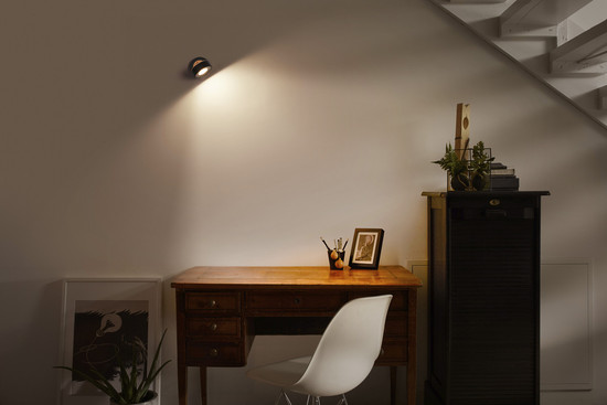 OSRAM LED Deckenleuchte DECOR SPOT PLUTO BLACK 1 Spot Warm weiß 4099854470950