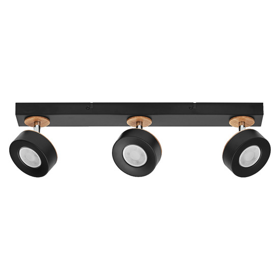 OSRAM LED Deckenleuchte DECOR SPOT PLUTO BLACK 3 Spot Warm weiß 4099854471018