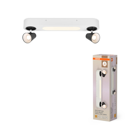 OSRAM LED Deckenleuchte DECOR SPOT NEPTUNE WHITE 2 Spot Warm weiß 4099854471551